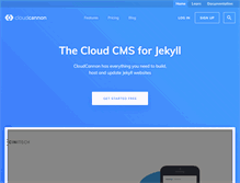 Tablet Screenshot of cloudcannon.com